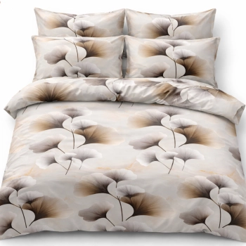 Pościel bawełna satynowa 140x200 z prześcieradłem – luksusowy komplet 4cz PK496